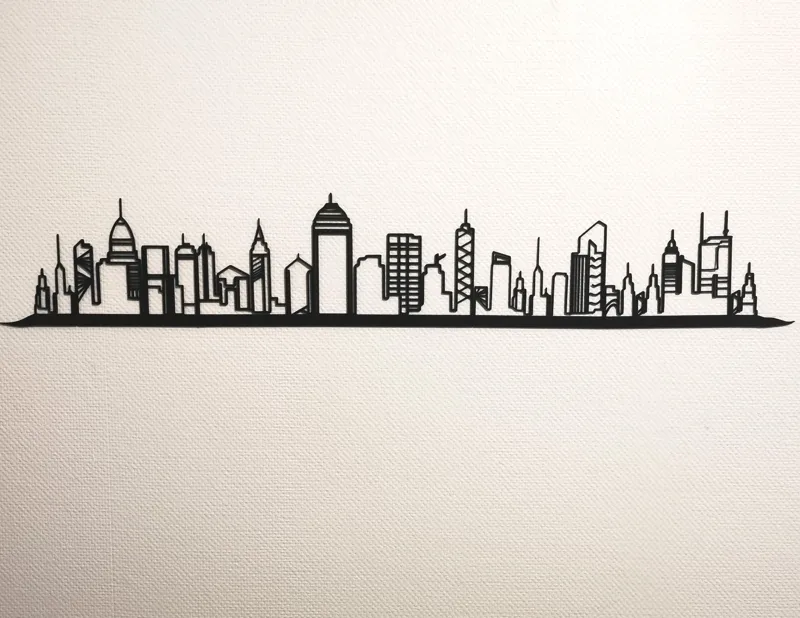 Infinity skyline wall 