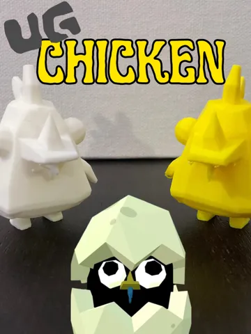 Modelo para impresión 3D: UG CHICKEN! — vista de referencia 2