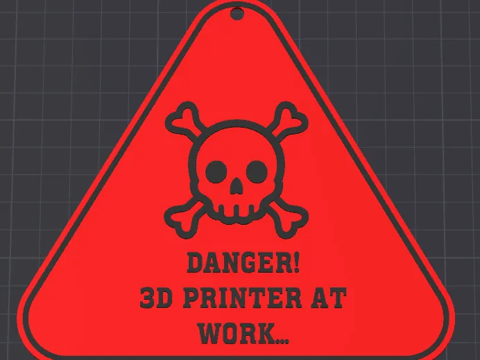Danger 3d printer at work