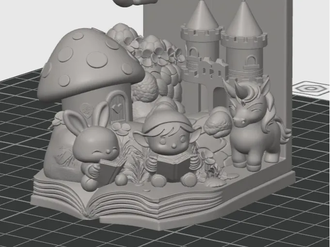Fairytale bookend