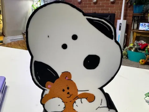 Baby Snoopy with Teddy Lightbox