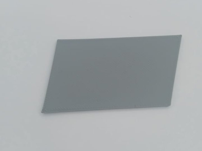 Flat 2D parallelogram shape