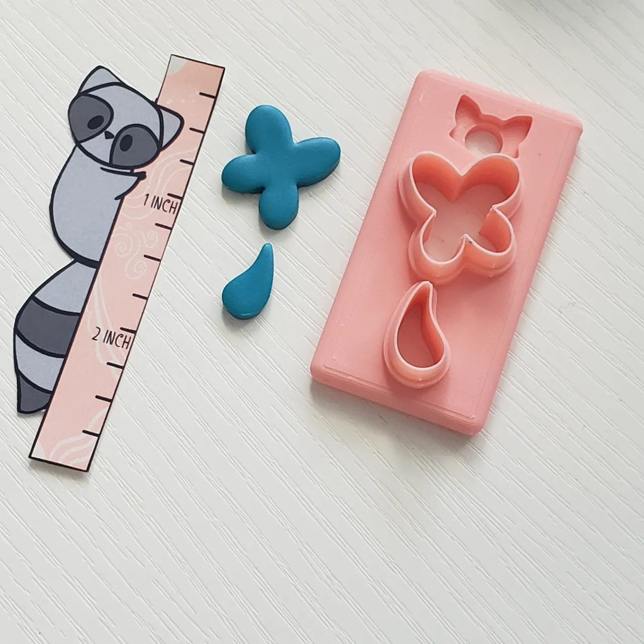 "Olivia" Abstract Polymer Clay Earring Cutter view 4