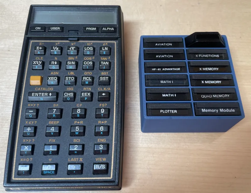 HP 41 Module Storage
