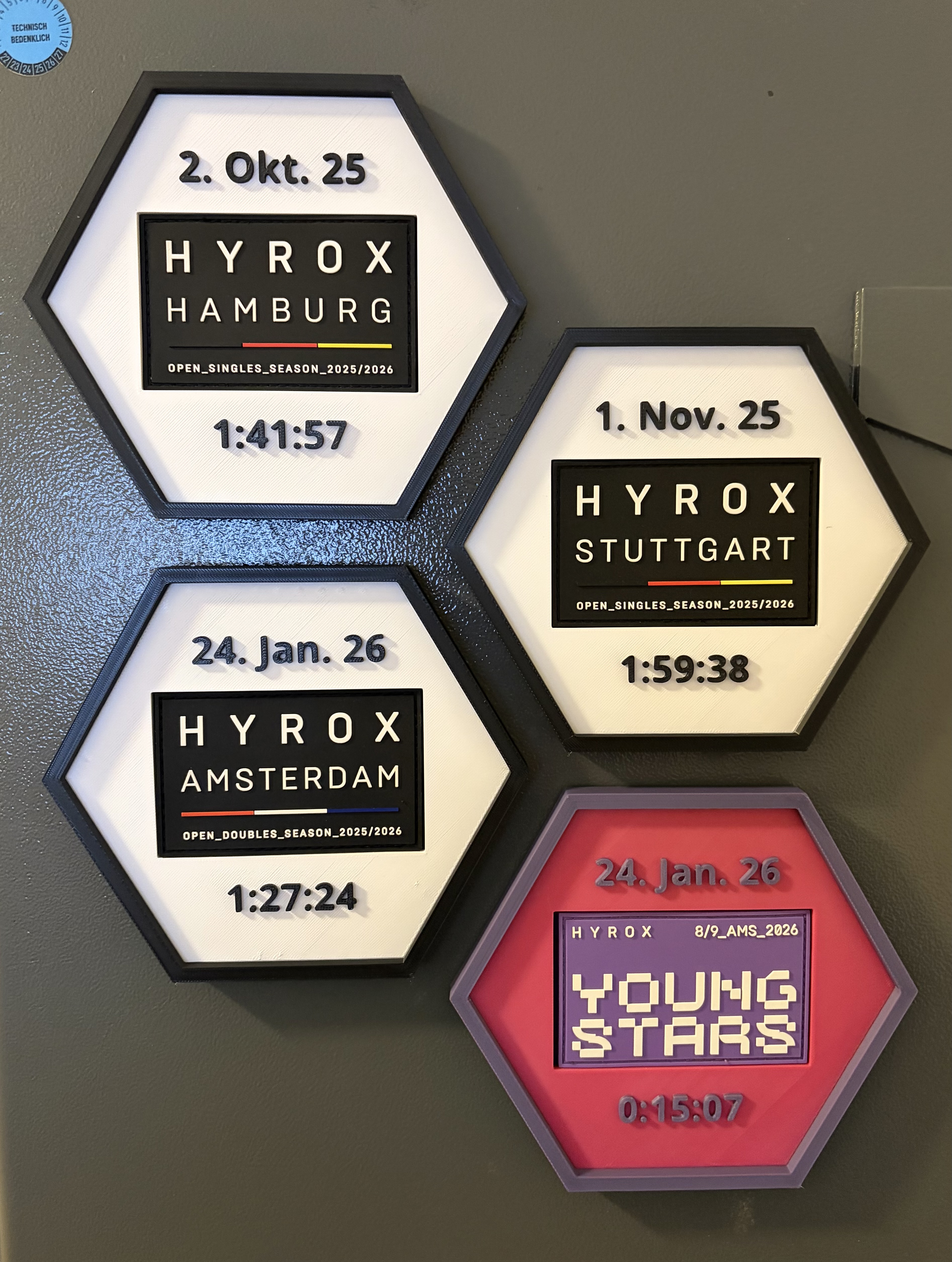 Miniatura 1 do modelo 3D HYROX HEXAGON PATCH FRAME