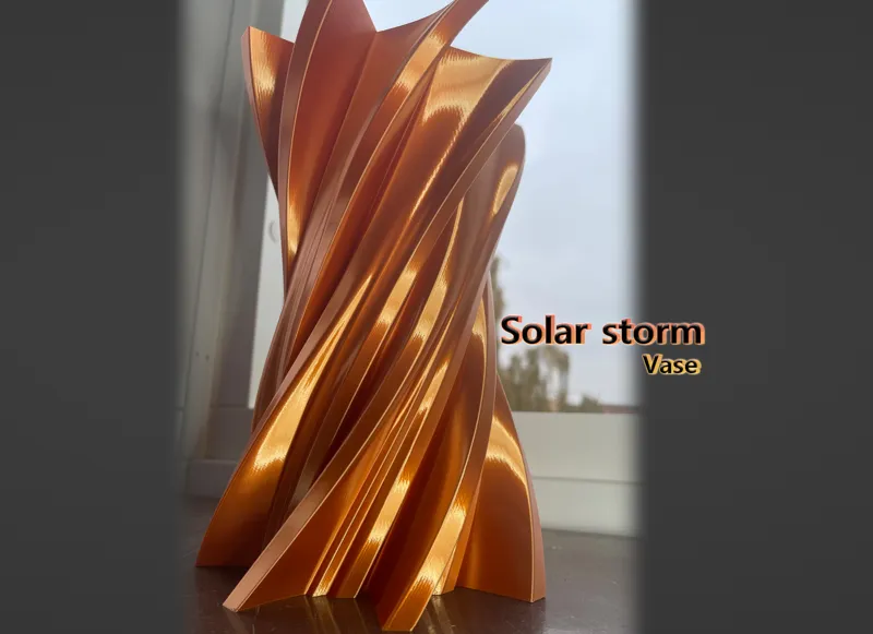 Solar storm, vase.
