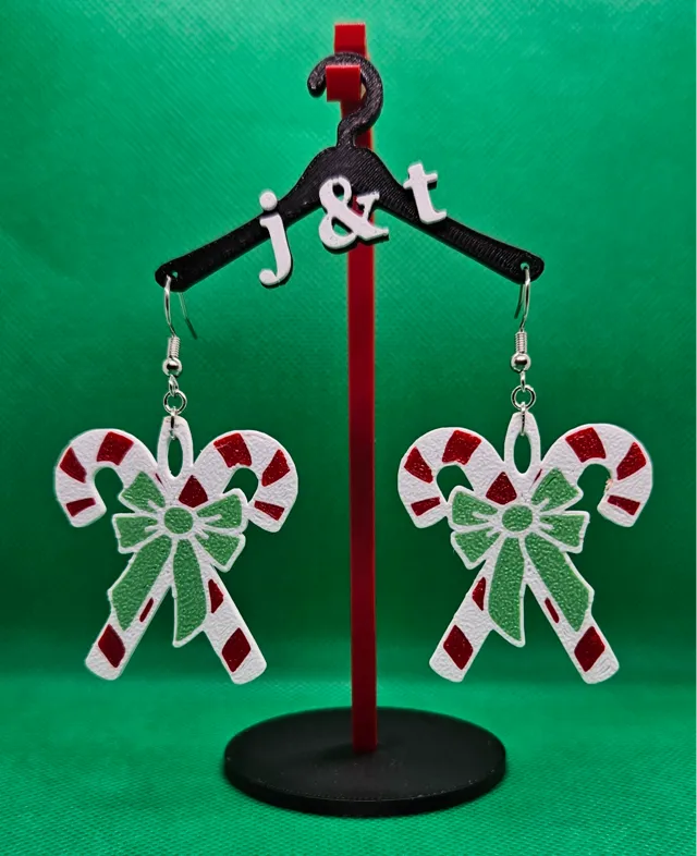 Candy Cane earrings