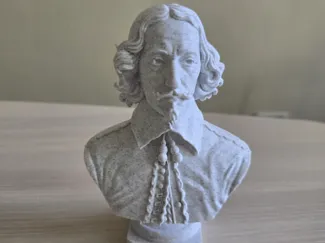 Gesichtsbüste von Otto von Guericke zur Dekoration