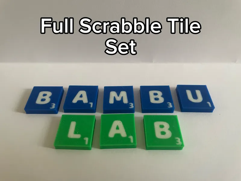 Full Scrabble Tile Set