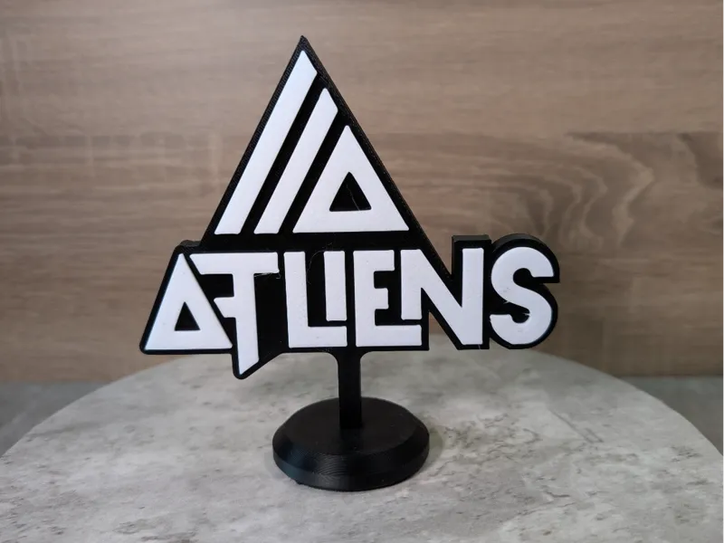 Atliens Logo Desk Art (Various Sizes)