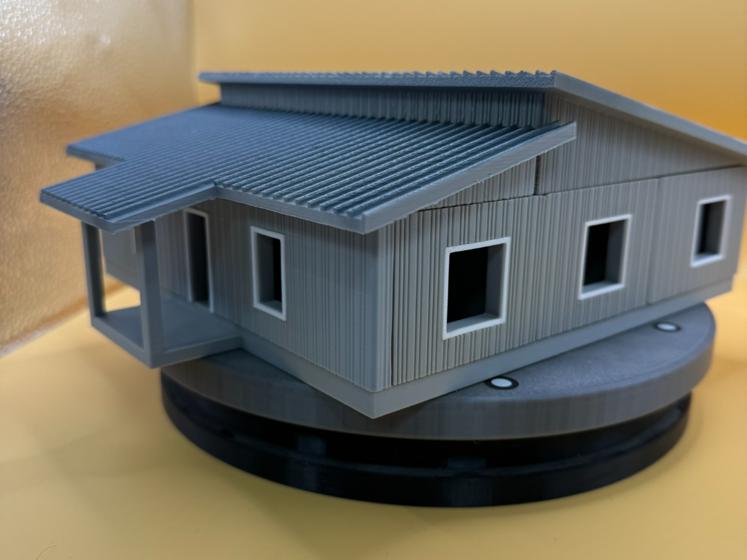 3D model building (3D architectural modeling)