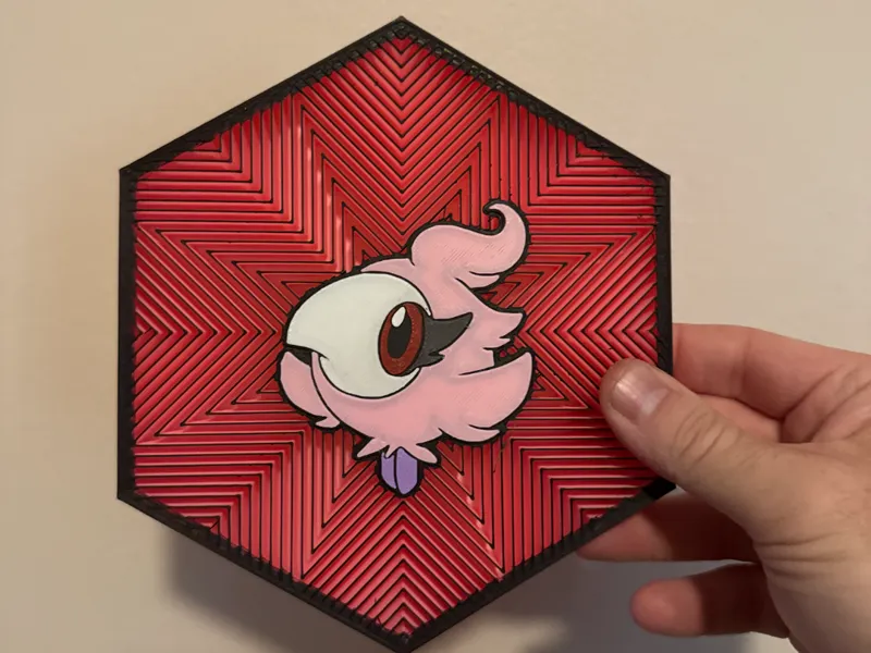 #682 Spritzee Hex wall Art