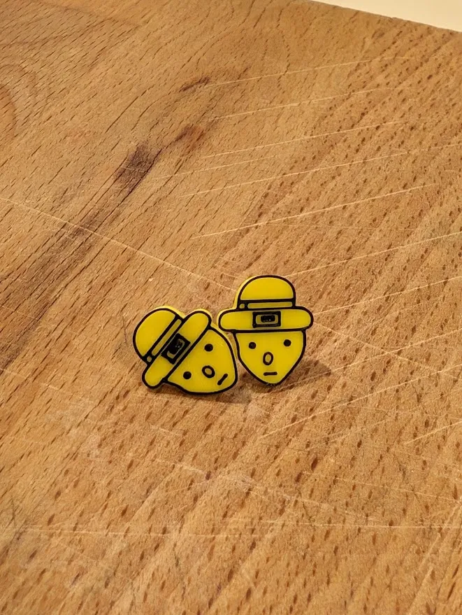 Amateur Sketch Crichton Leprechaun Earrings view 2