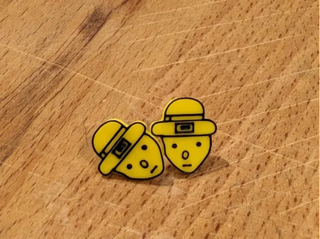 Amateur Sketch Crichton Leprechaun Earrings