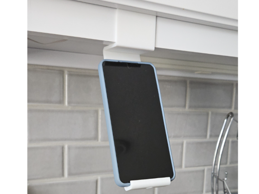 Kitchen Cabinet Phone Stand Vertical - 1