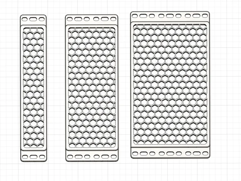 1U 2U 3U 10 Zoll Rack Panel für besseren Airflow