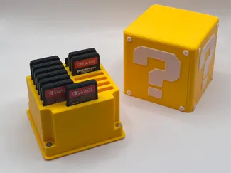 Question Block Nintendo Switch game holder