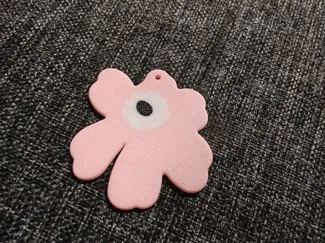 Flower like Unikko Christmas tree decoration
