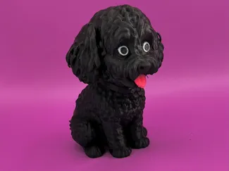 Labradoodle figurine