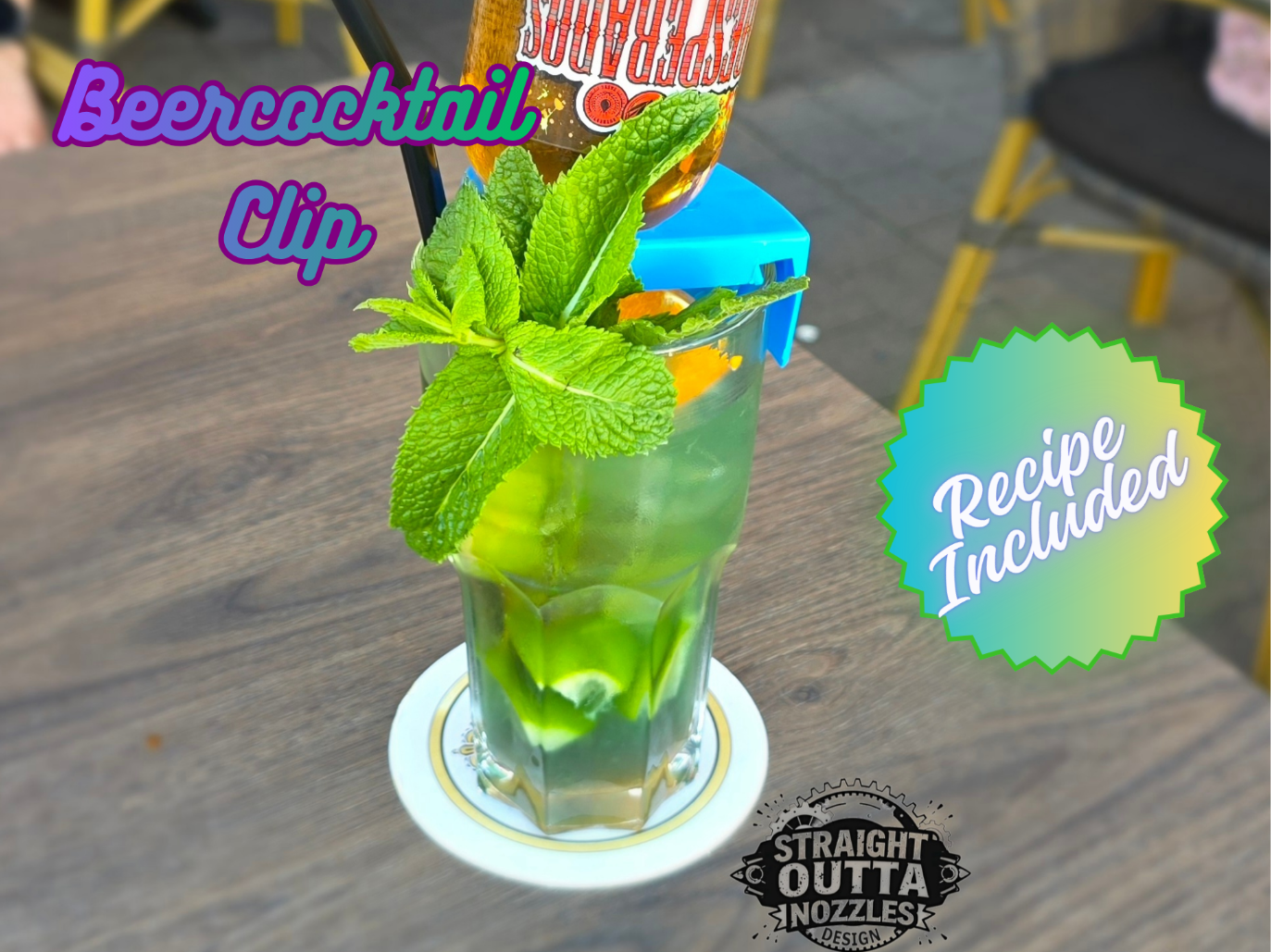 Bier Cocktail Flaschen-Clip - Coronarita/Salrita