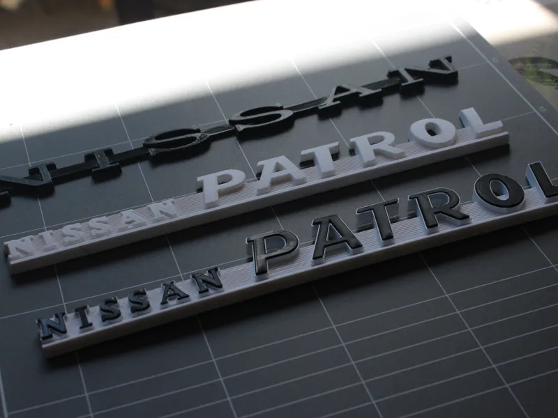 Nissan Patrol G60 L60 Emblems - Fender and Bonnet