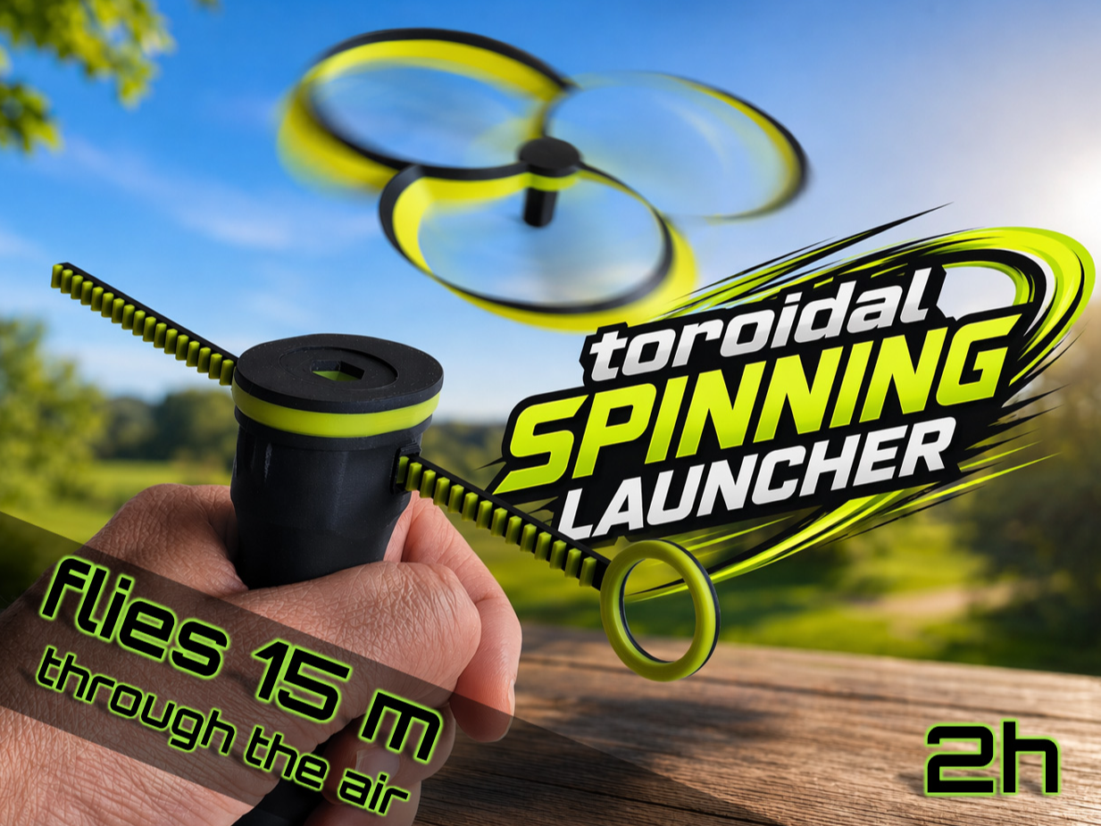 toroidal spinning launcher