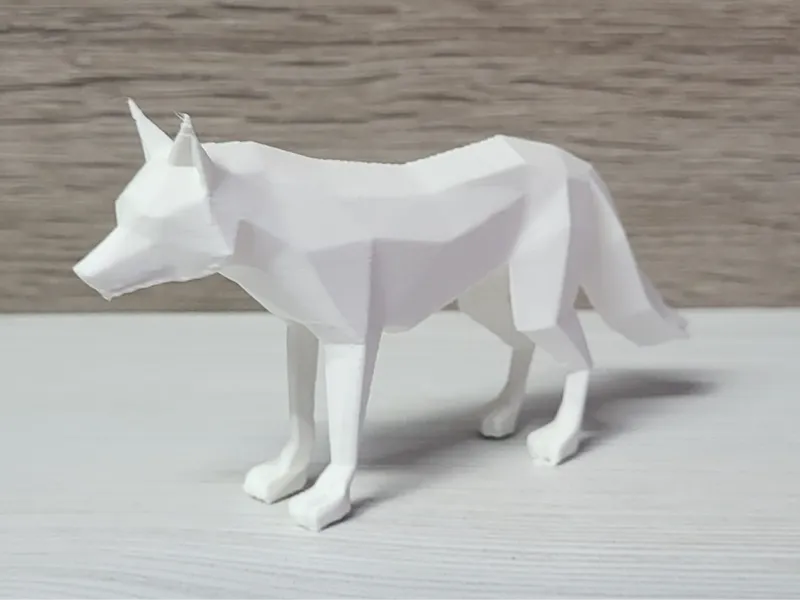 Low Poly Wolf 