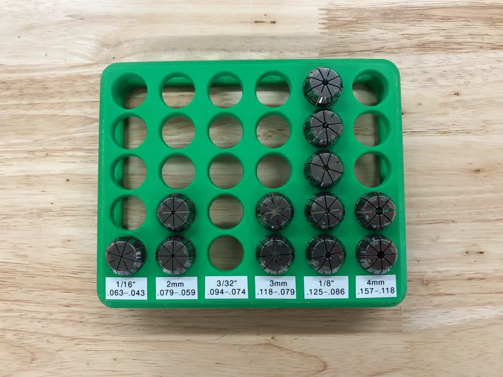 Stackable ER20 Collet Rack by GO.MFG MakerWorld: Download Free 3D Models