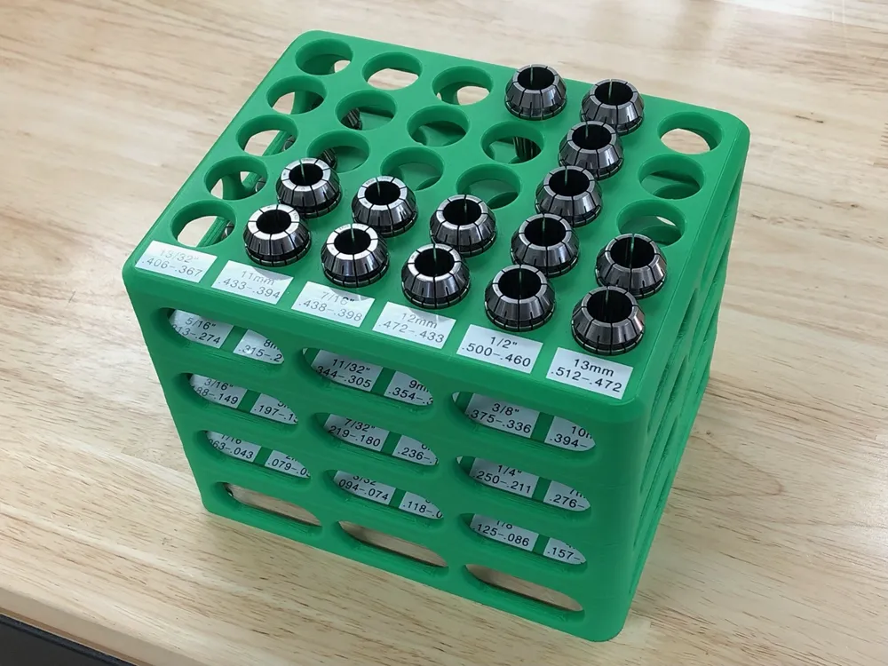 Stackable ER20 Collet Rack by GO.MFG MakerWorld: Download Free 3D Models