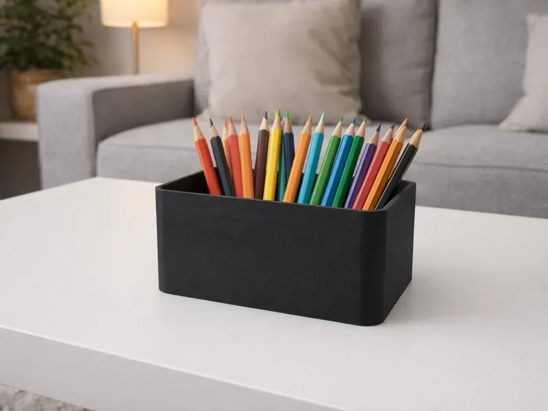 Boite de rangement a côté courber 