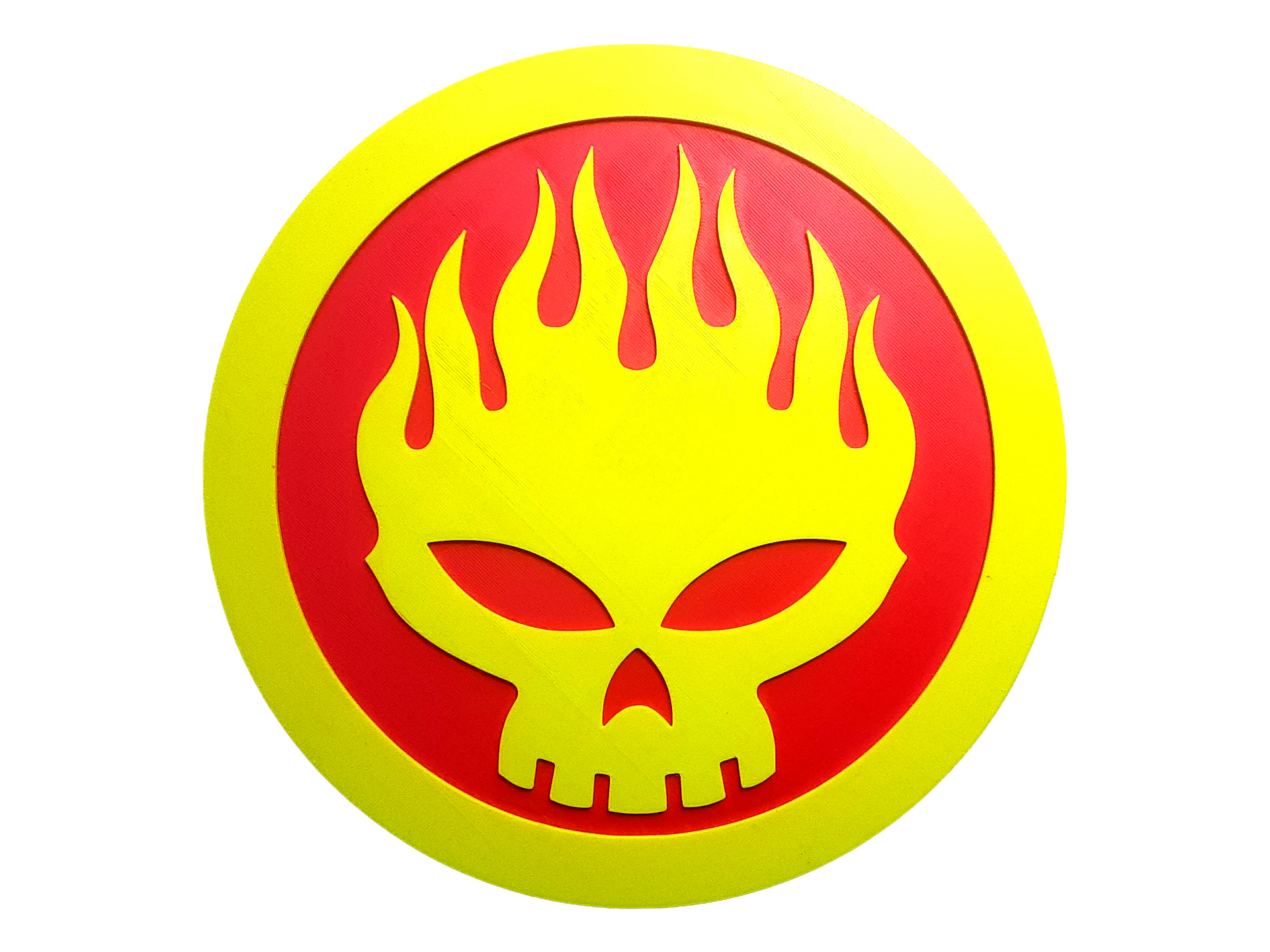 The Offspring 2D Wall Art Punk Rock Logo Skull