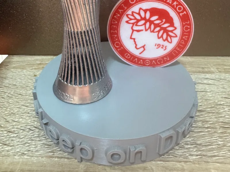 Olympiacos circular base for trophies