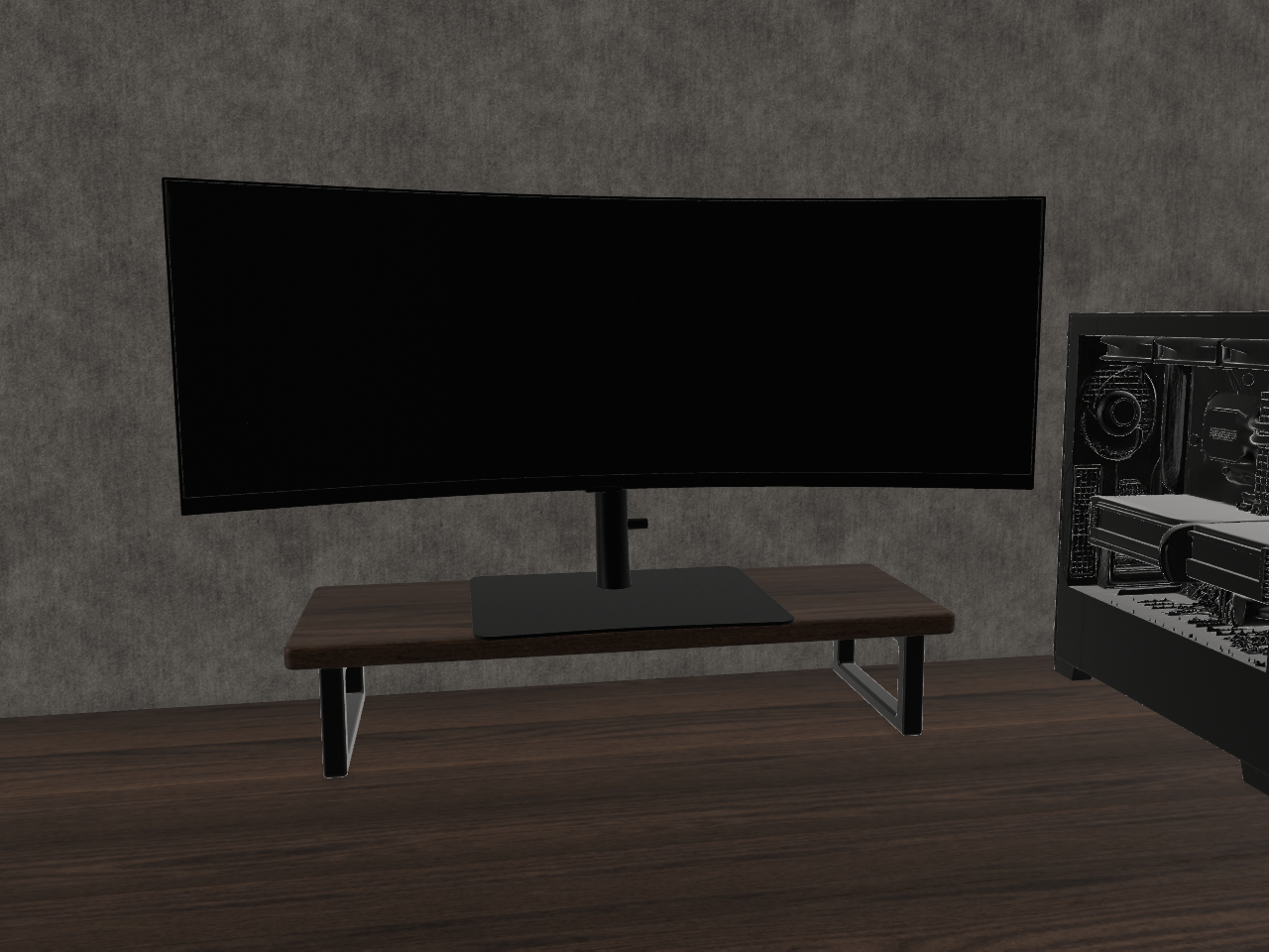 monitor 3D model