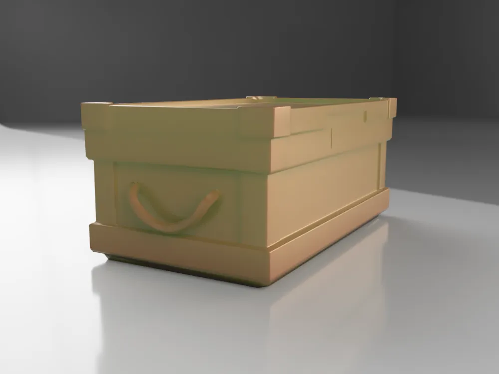 Rust Large Wooden Box - Free 3D Print Model - MakerWorld