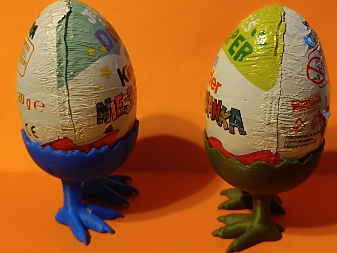 Egg Holder Easter Chick Feet Display