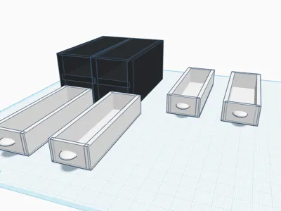 Mini filing cabinet