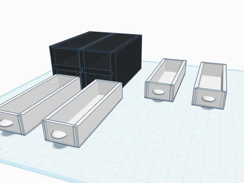 Mini filing cabinet