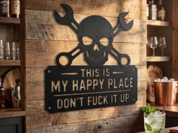 This Is My Happy Place – déco murale