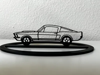 Ford Mustang - minimalist decoration