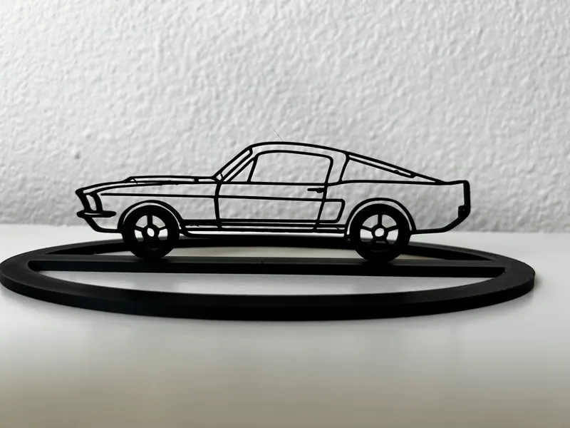 Ford Mustang - décoration minimaliste
