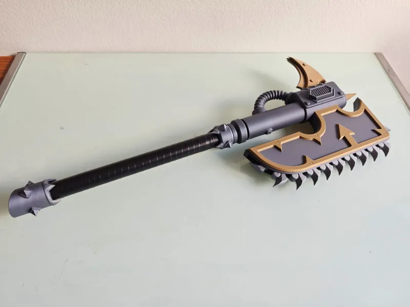 Chaos Chain Axe - Grimdark Inspired