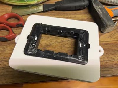 Electrical box cover 503 is for 3 modules