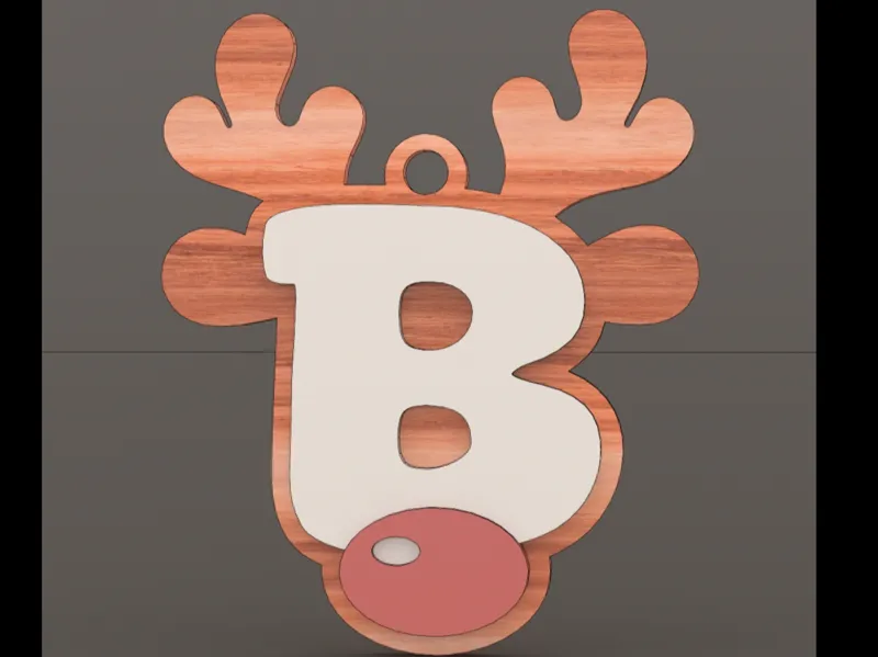 Weihnachtsbuchstabe B