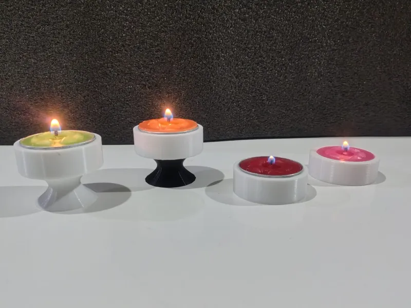 Soporte para velas circular