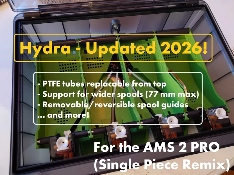 Hydra - Enhanced Bambu Lab AMS 2 PRO (Remix)