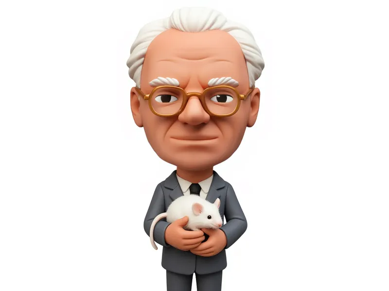 Miniatura de Skinner, pai do Behaviorismo