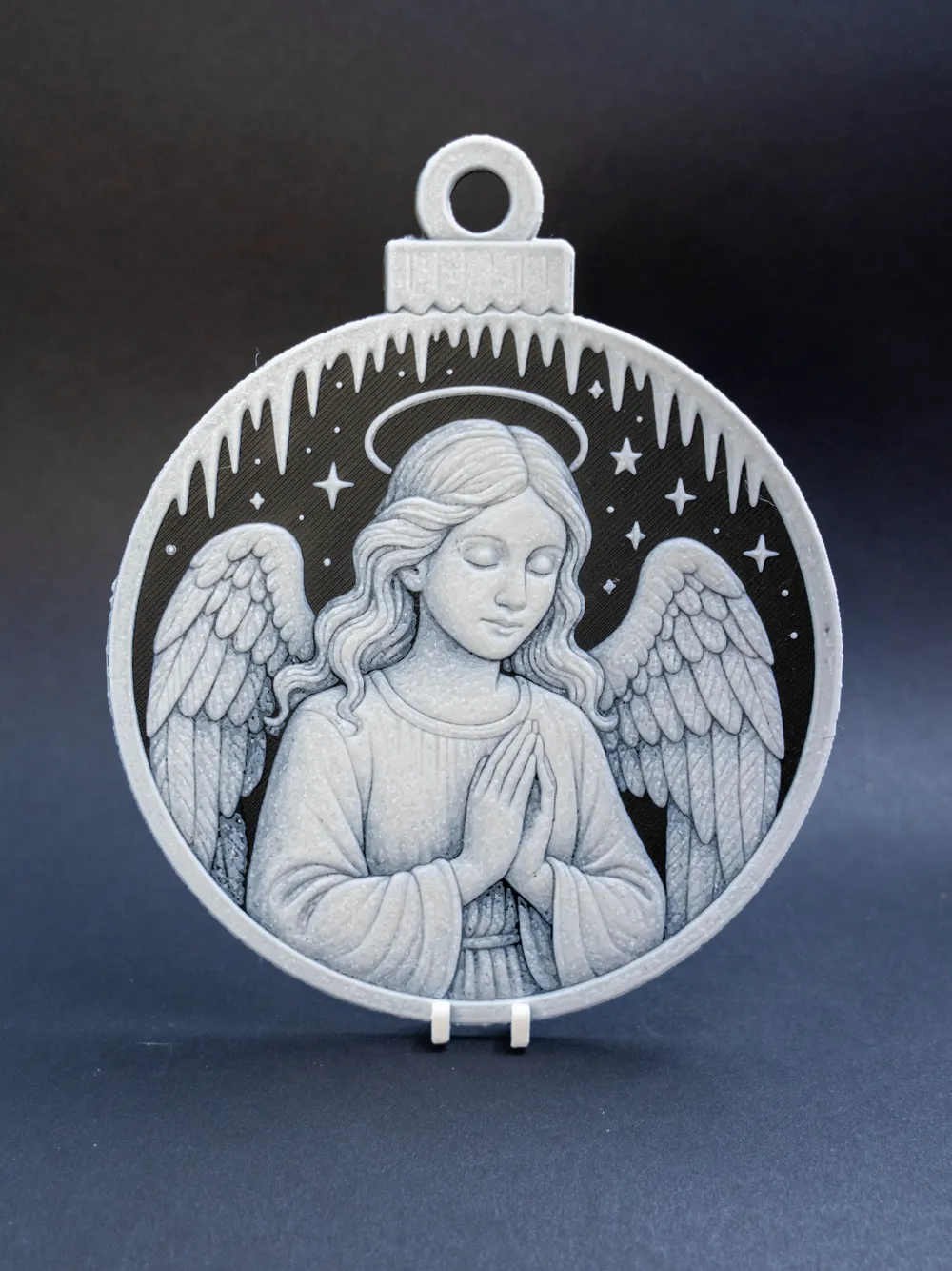 Angel Christmas Bauble / Ornament Decoration - Free 3D Print Model ...