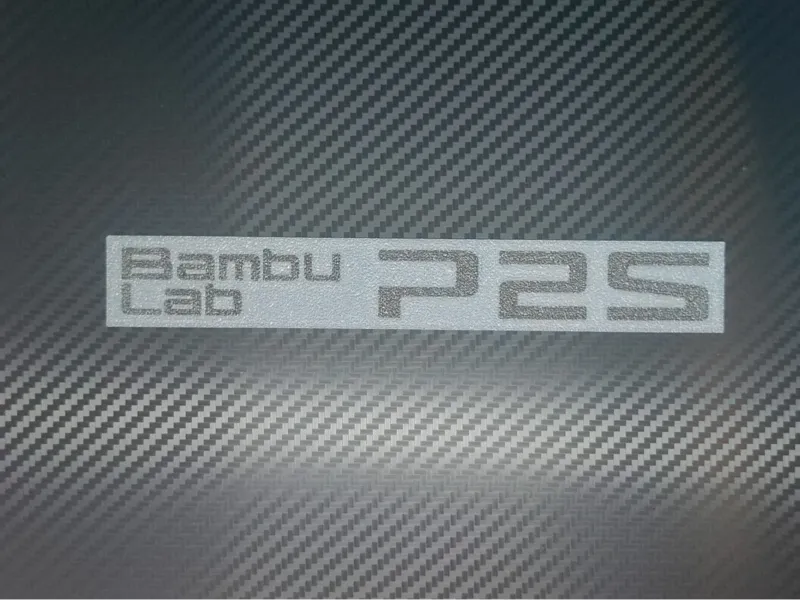 BAMBU LAB P2S LOGO