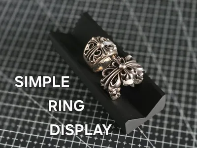 Simple Minimalist Ring Holder / Display