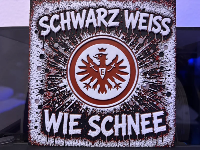 Eintracht Frankfurt Schwarz Weiss wie Schnee
